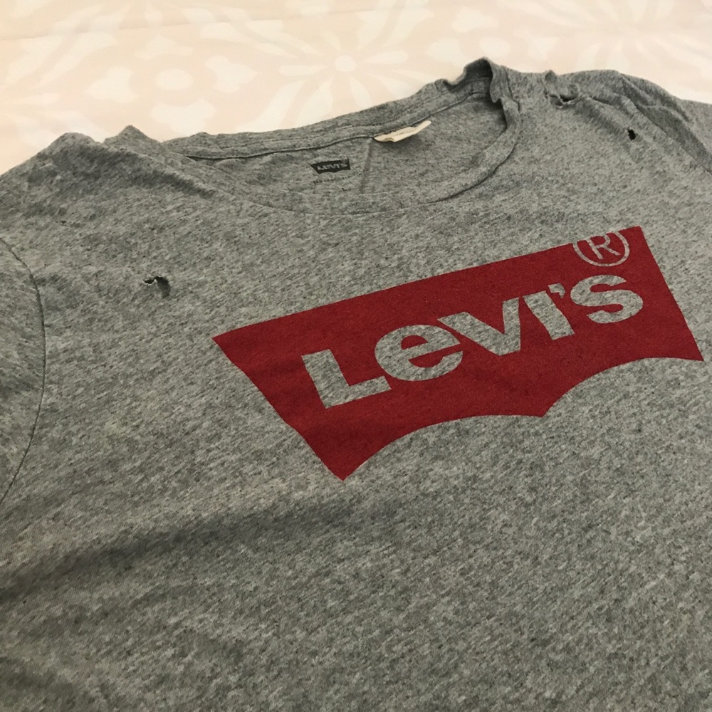 Distressed Levi's Shirt